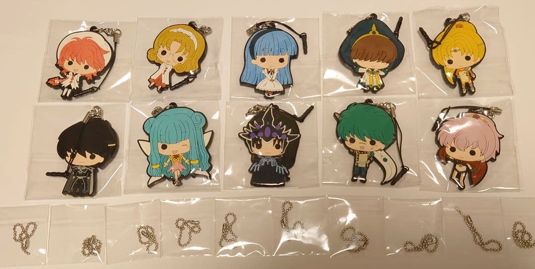 魔法騎士レイアース　トレーディングラバーストラップ　22点