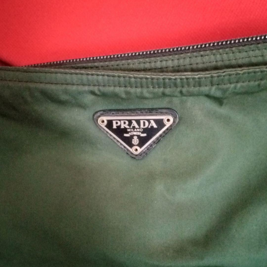 【GREENLAND】PRADA　プラダ　ショルダーバッグ　モスグリーン