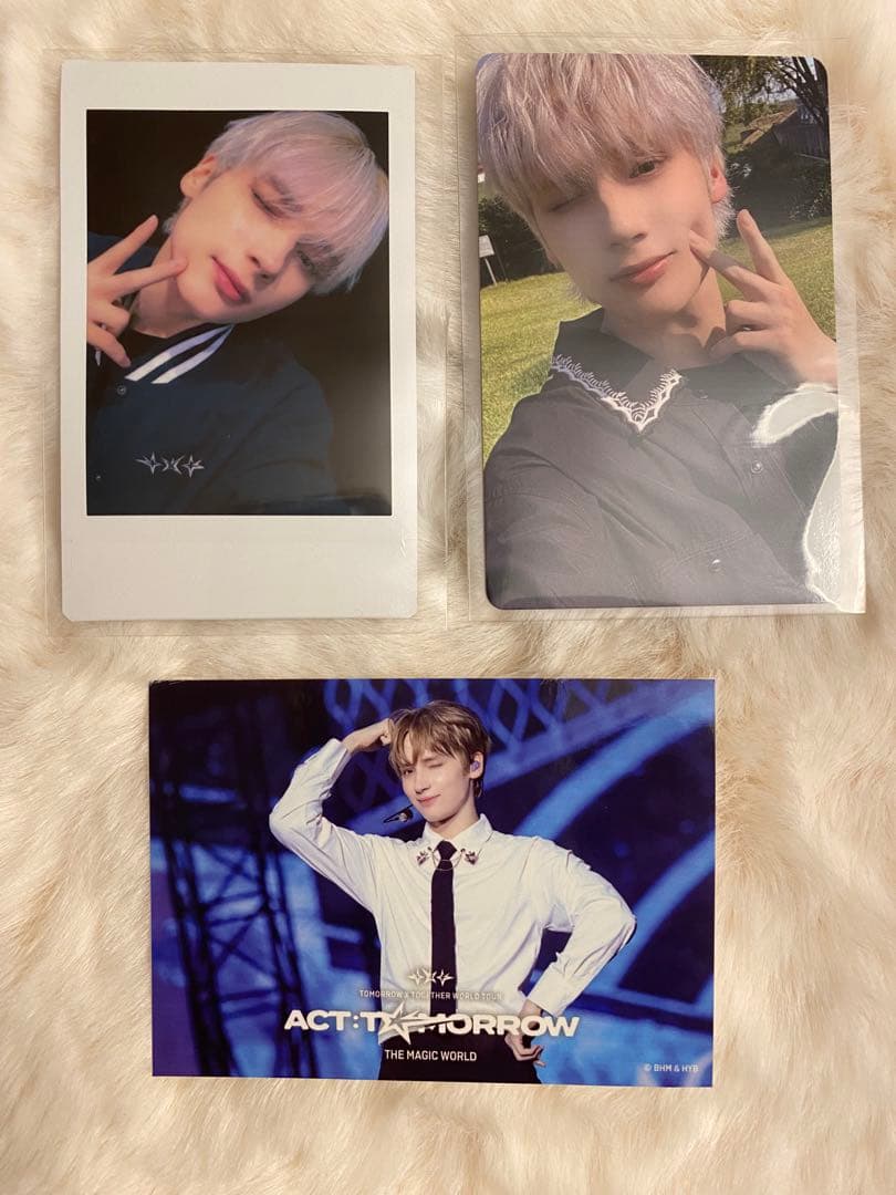 TXT チェキ ステッカー メンシプトレカ ヒュニンカイ - メルカリ