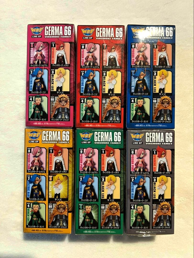 未開封]ワンピース WCF ヴィンスモークファミリー ジェルマ66 全6品