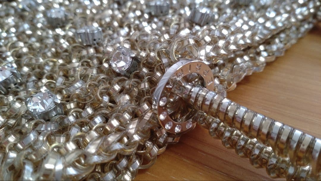 アンテプリマ ワイヤーバッグ ゴールド＆シルバー