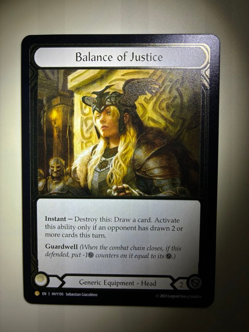 FAB_Balance of justice cold foil