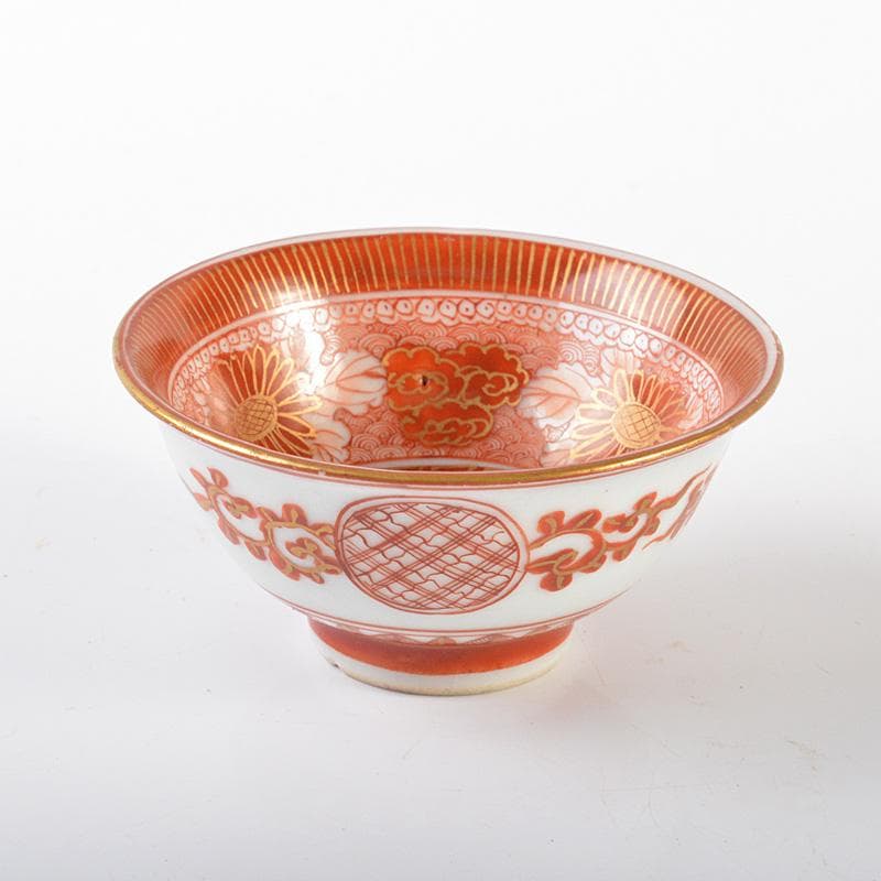 九谷焼赤絵金彩水注