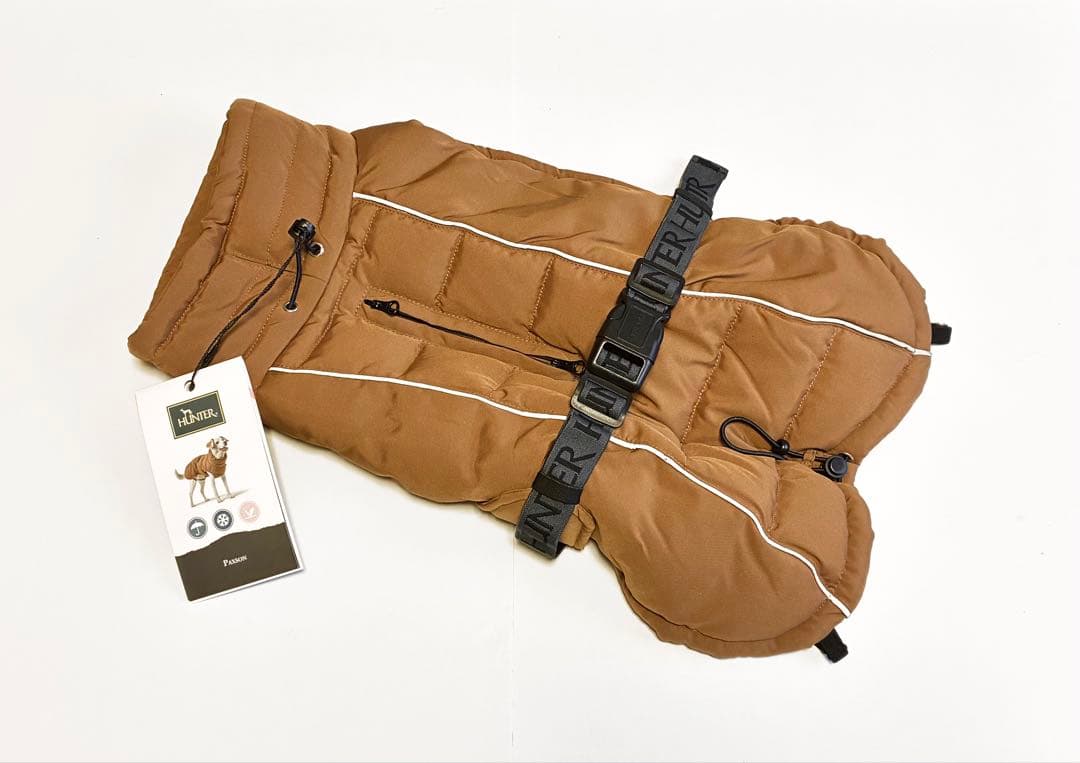 《 美品 》HUNTER 犬 服 コート パクソン 着丈35 caramel