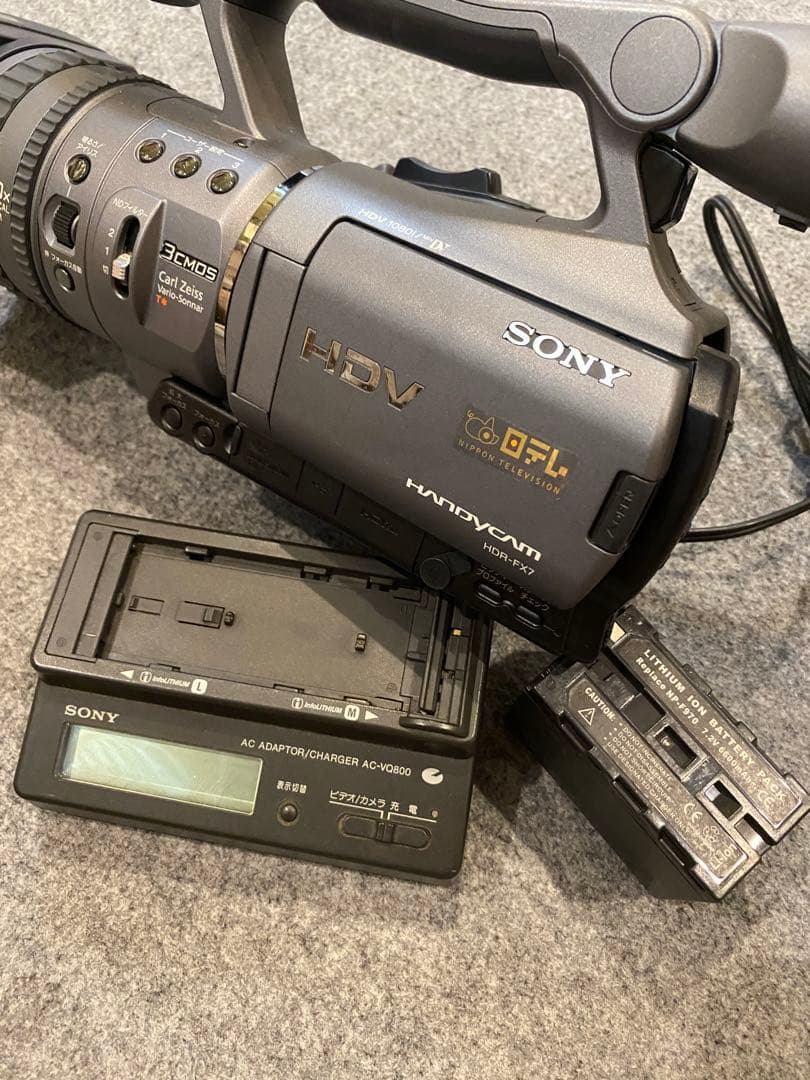 ジャンク ソニー 【充電器付】SONY HDR-FX7 HDビデオカメラ 外観美品