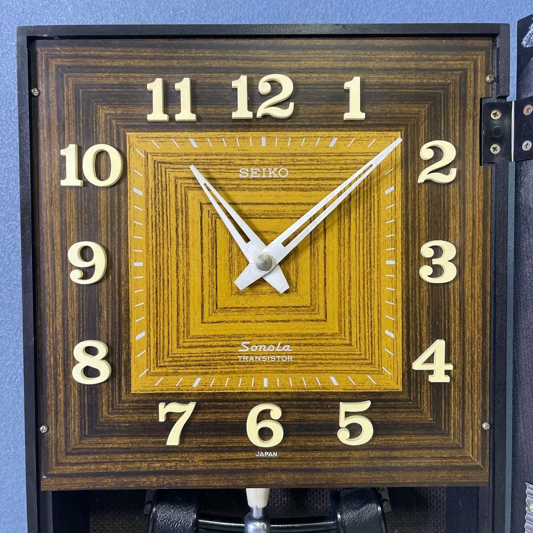 【美品　セイコー 】ソノーラ振り子時計