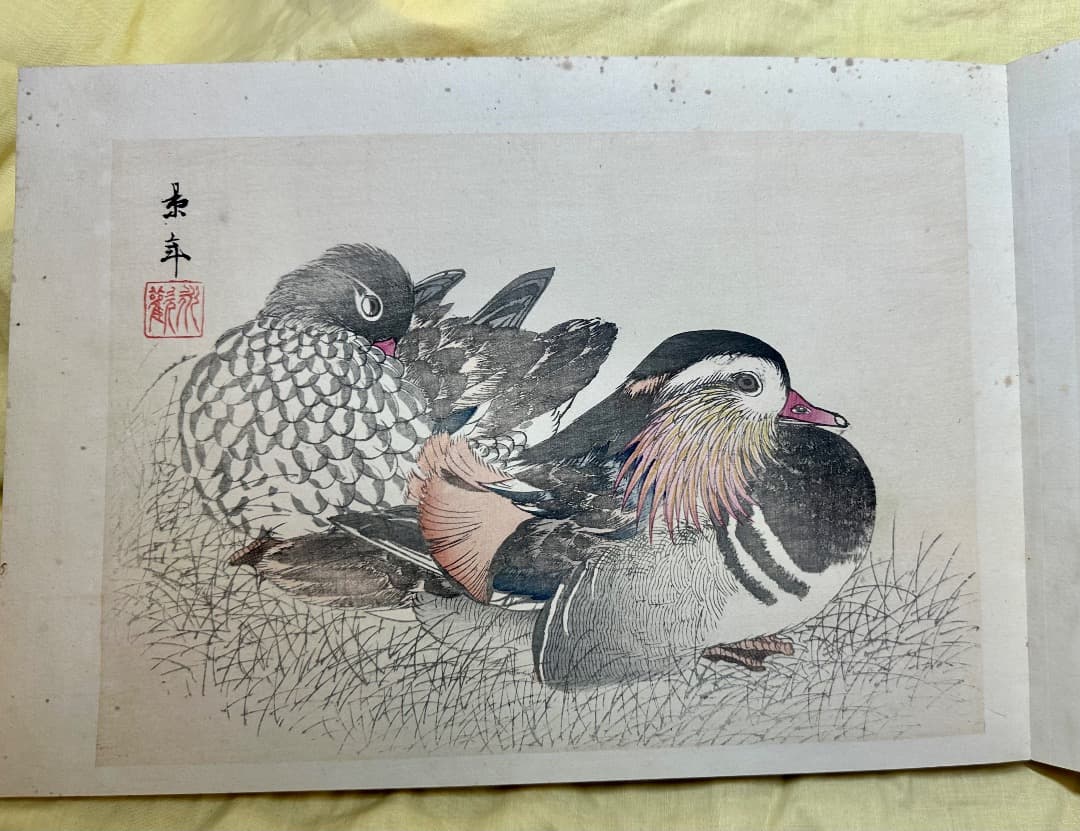 都の錦」 木版画集26図 明治24年・幸野楳嶺 今尾景年 竹内栖鳳など絵