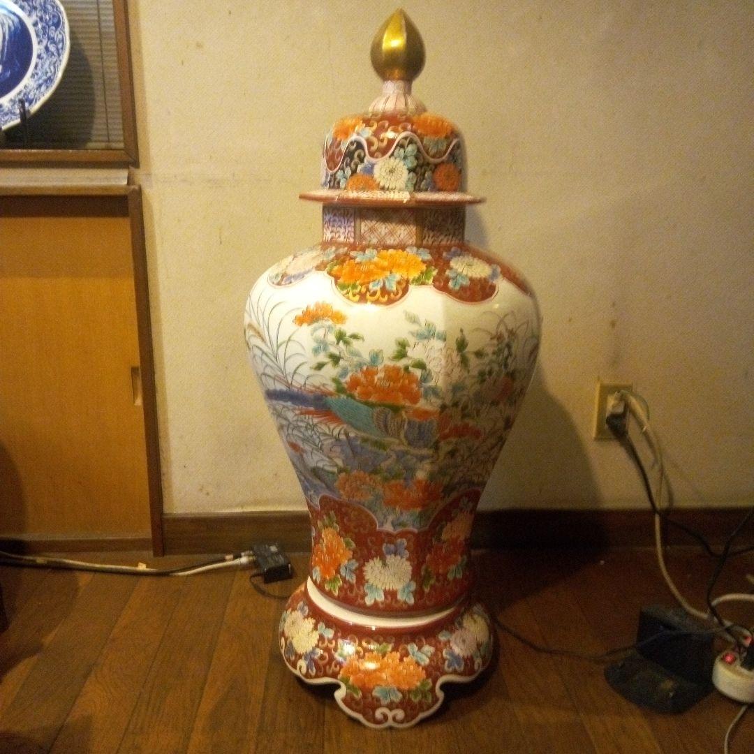 専用 古伊万里里帰り写し面取金蘭手沈香壺