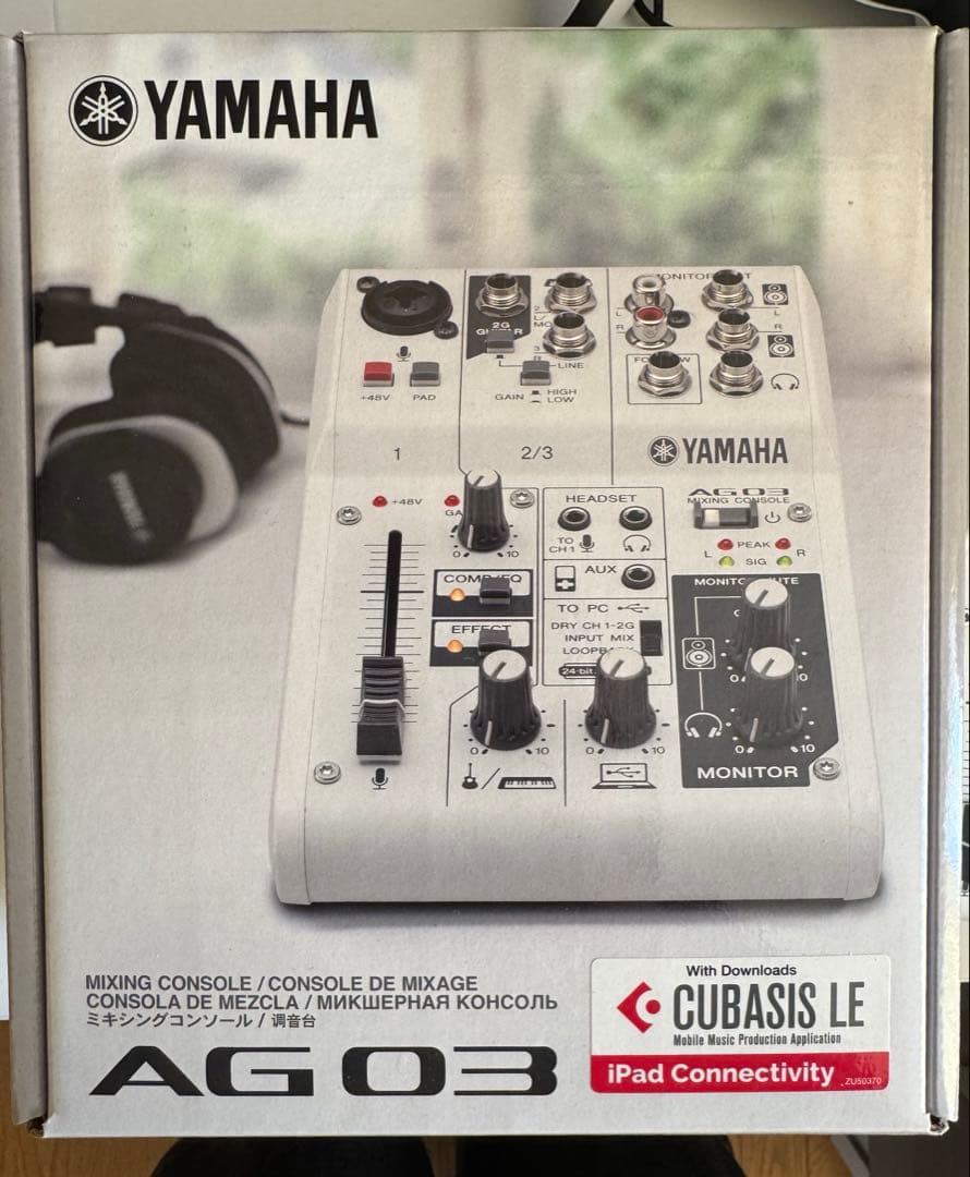 Yamaha AG03 ミキサー オーディオインターフェース