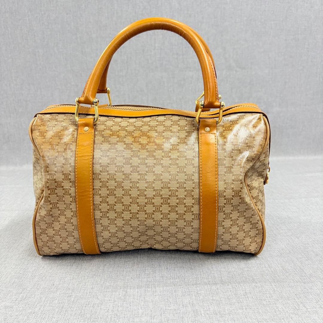 CELINE セリーヌ マカダム トリオンフ ハンドバッグ ミニボストン PVC