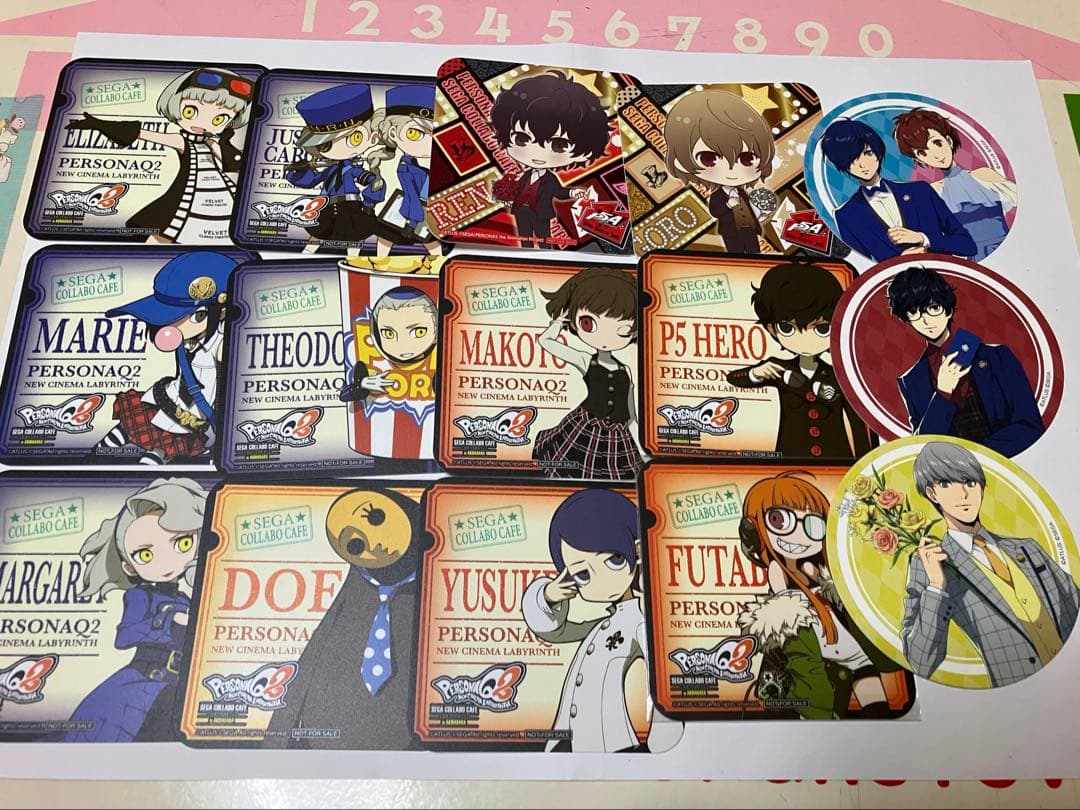 ペルソナ5 他 ポスカ、コースター類