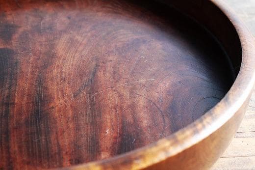 品番 z-0664 欅丸盆 大 お盆 茶道具 古民家 カフェ - メルカリ