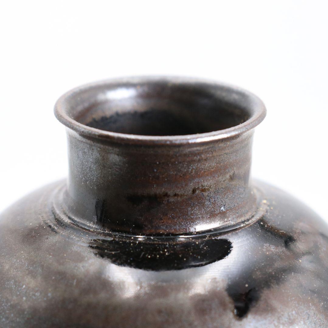 笹田有祥作 摸 唐物大名物 早苗丸壷茶入 宗薫緞子仕