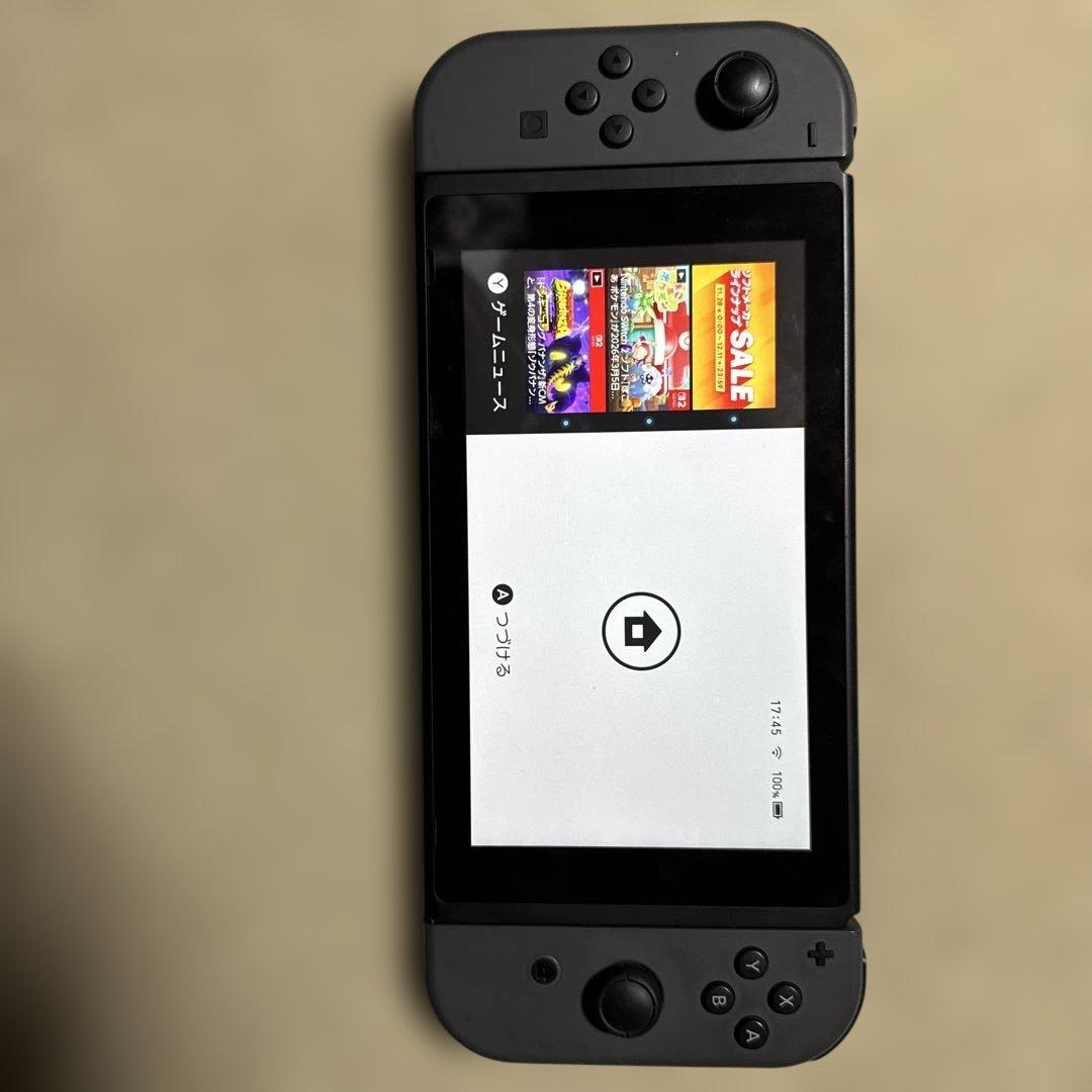 【美品、付属品完備】Nintendo Switchグレー本体付属品完備おまけ付き