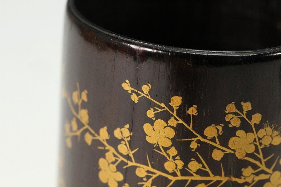 茶道具 紫檀 草花蒔絵 茶入 美品(K-BB517) - メルカリ