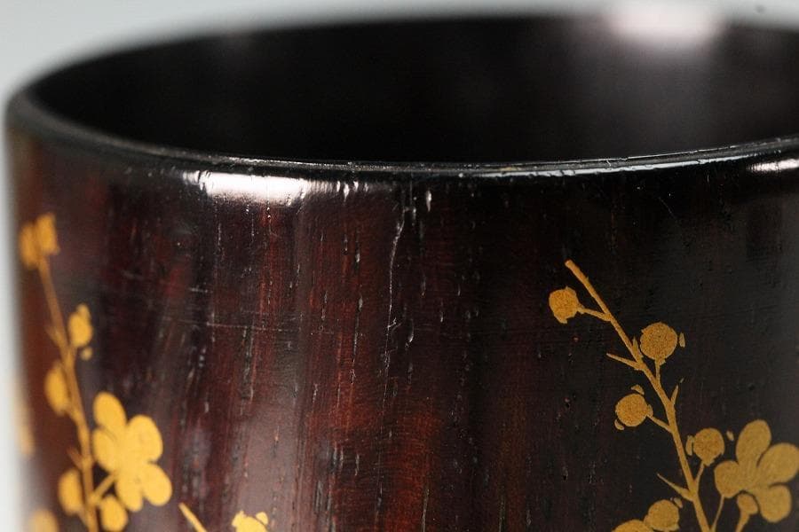 茶道具 紫檀 草花蒔絵 茶入 美品(K-BB517) - メルカリ