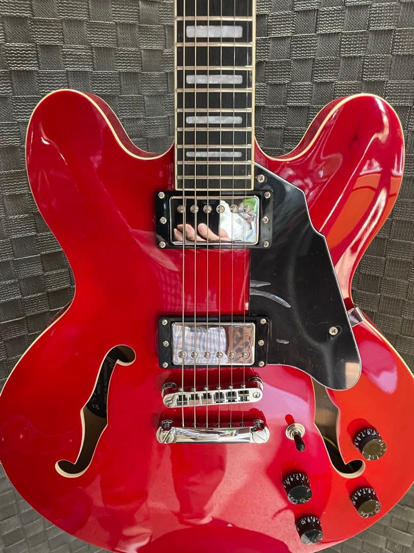 GROTE Jazz Electric Guitar （RED） セミアコ