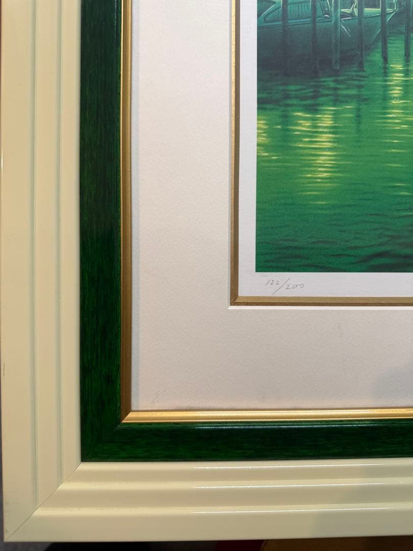 他の方発送ディズニー×塚本馨三 「グリーン ヴェニス」限定200 直筆