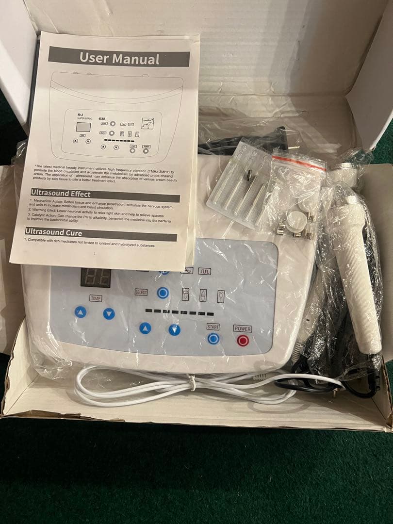 WD-638 超音波美容器 2プローブ付き シミスポットケア