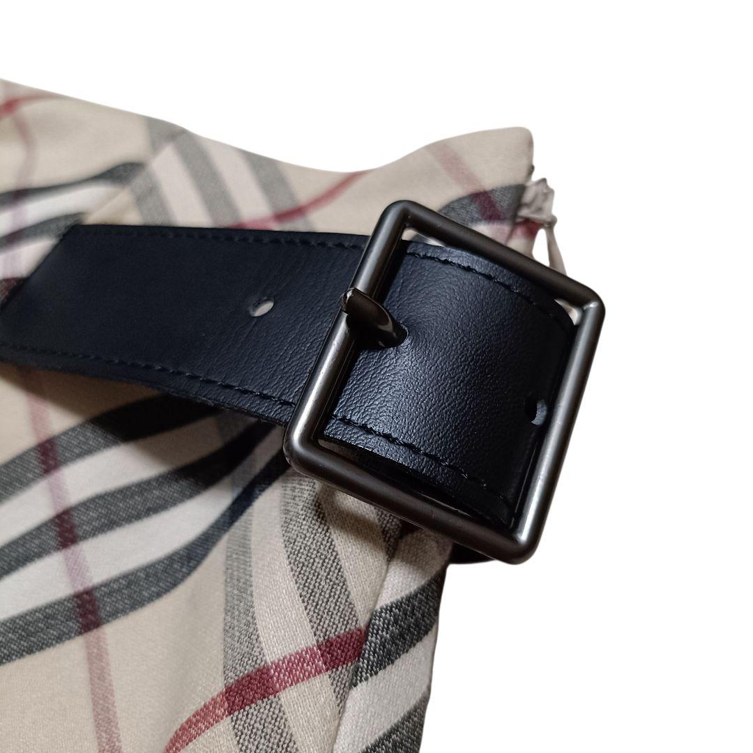 【極美品】バーバリーロンドン プリーツススカート ノバチェック ベルト 42