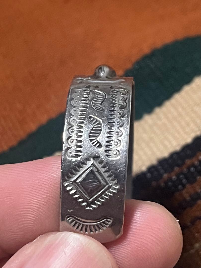 NAVAJO ターコイズバングル アローヘッド ホースドック