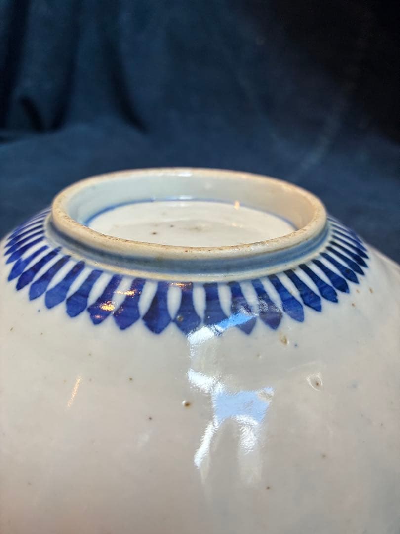 古伊万里 春秋鳥獣人物戯画 浅皿 江戸期 傷なし