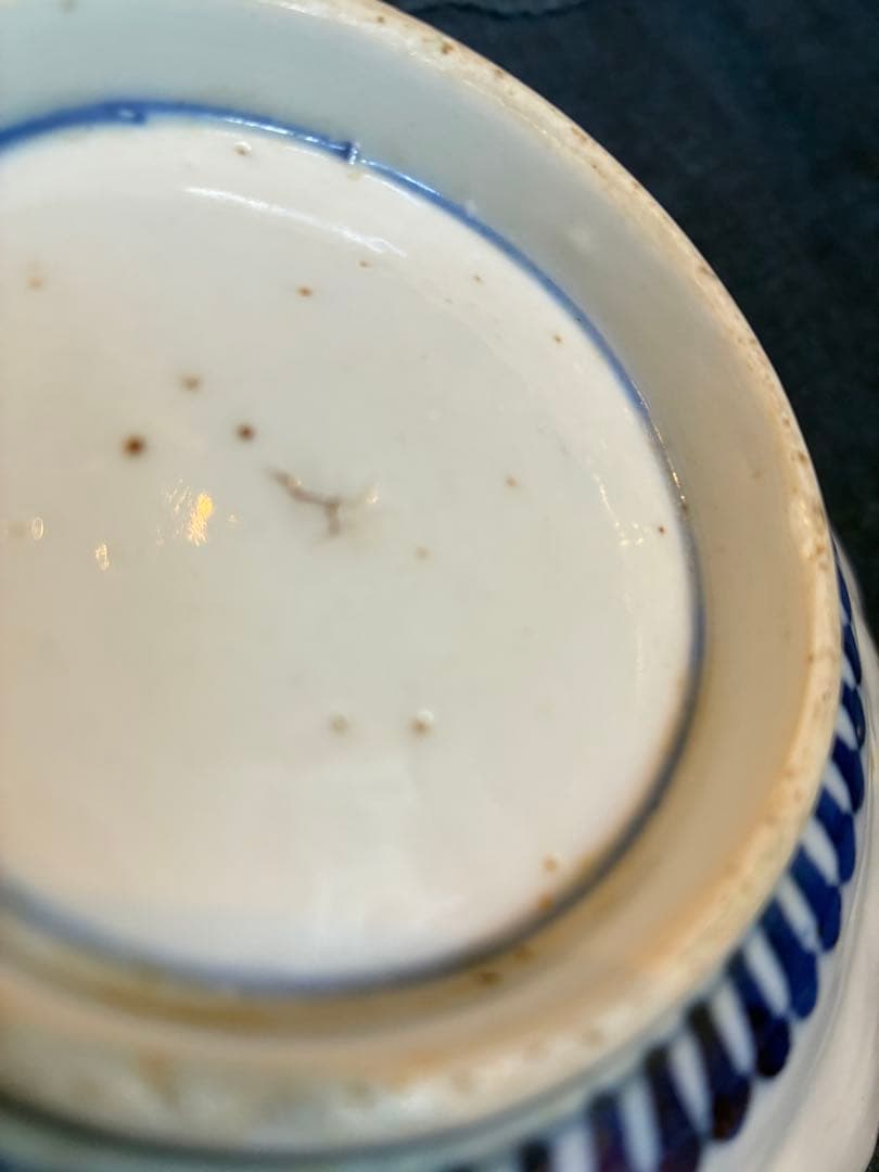 古伊万里 春秋鳥獣人物戯画 浅皿 江戸期 傷なし