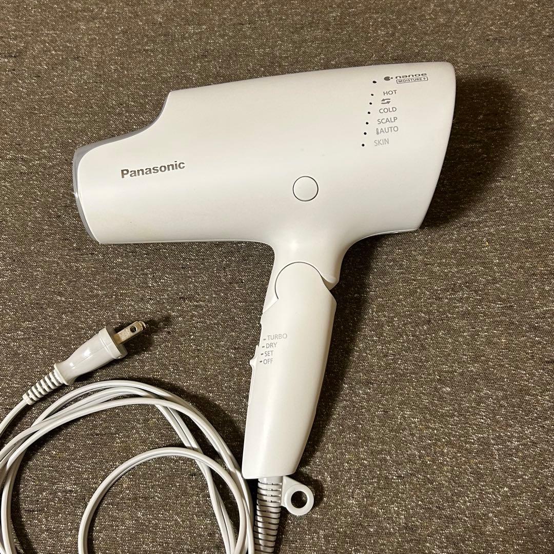 ジャンク品】パナソニック ヘアドライヤー ナノケア EH-NA0G ホワイト