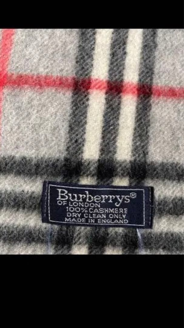 バーバリーBURBERRY マフラーノバチェックカシミヤBurberrys