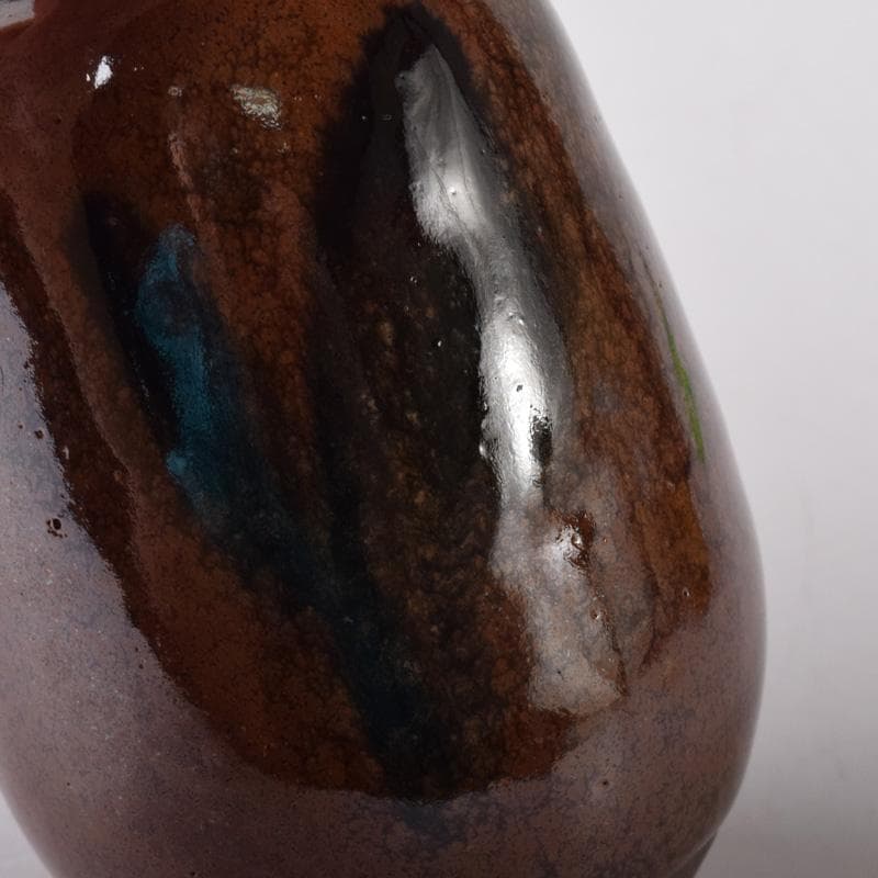 茶道具 平安 笹田有祥作 摸 六祖 茶入 仕覆付 共箱 V 7870 - メルカリ