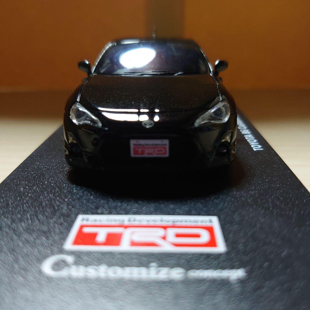 1/43トヨタ86 TRDカスタマイズコンセプト クリスタルブラックシリカ。
