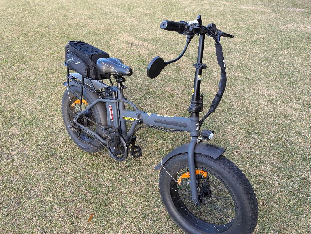 電動アシスト自転車 500W 20インチ折りたたみ 予備バッテリー付