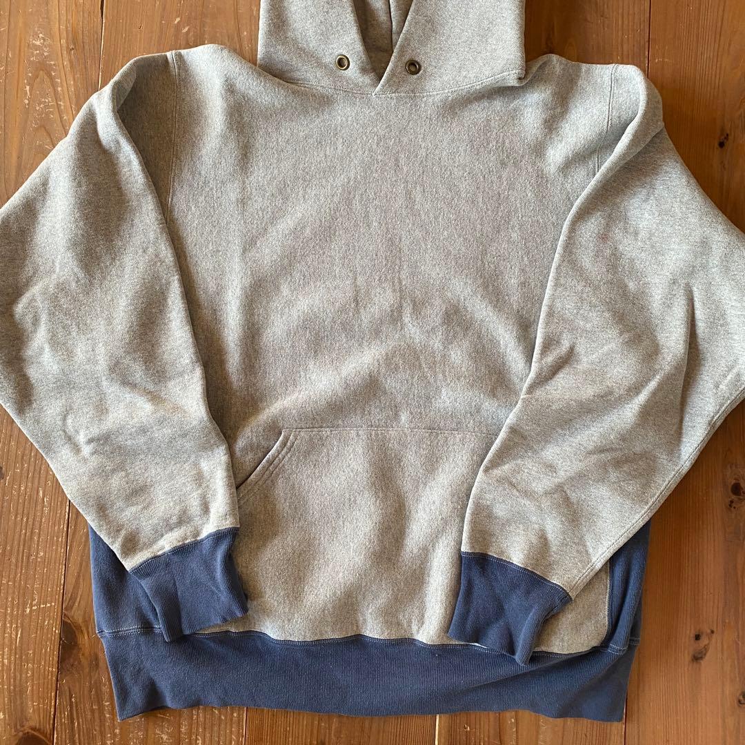 美品❗️90's Kellsport 2トーン リバースウィーブパーカー