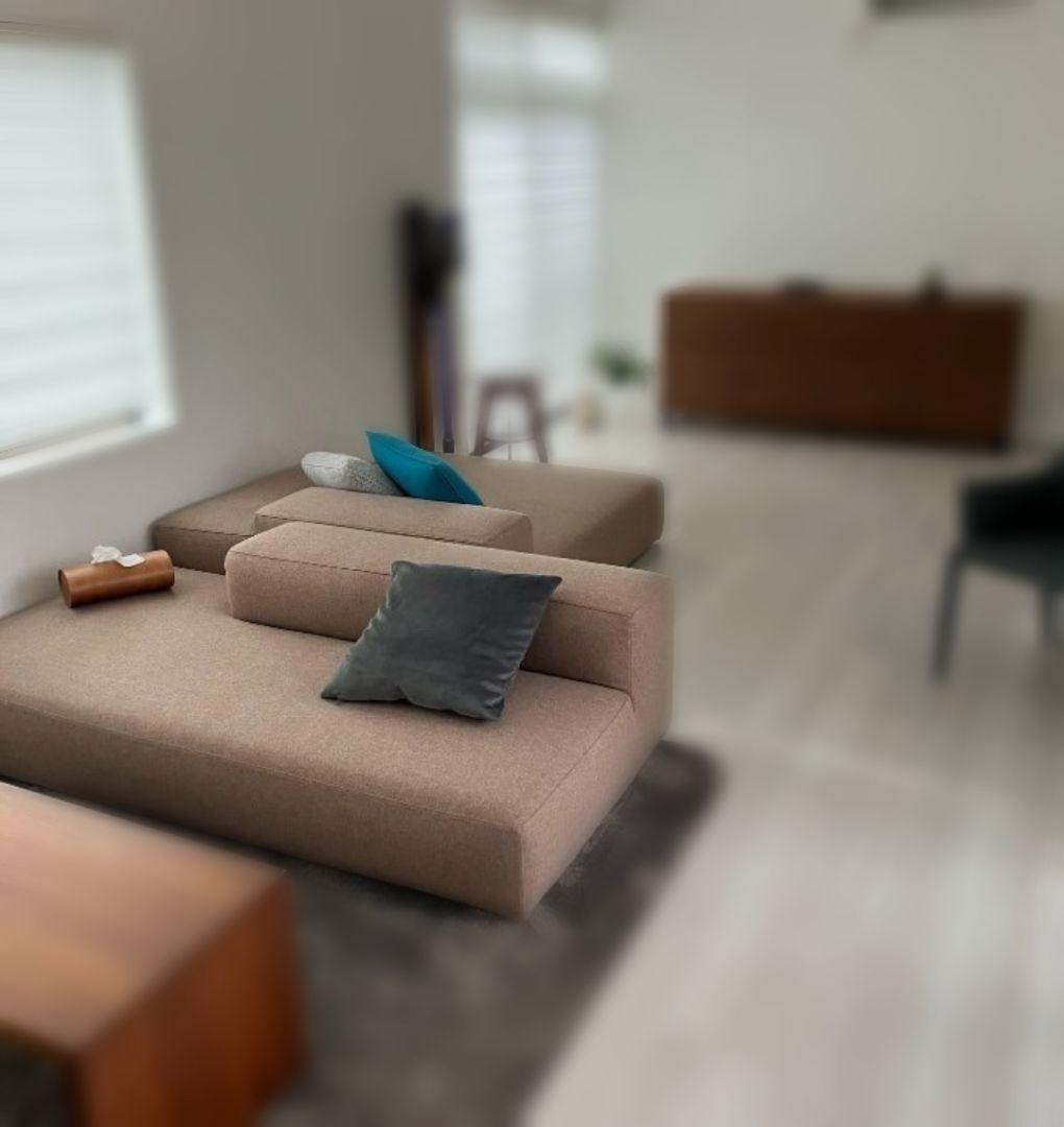 ALGORHYTHM アルゴリズム ベージュソファセット引き取り限定