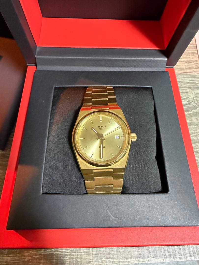 TISSOT PRX 35mm ゴールド