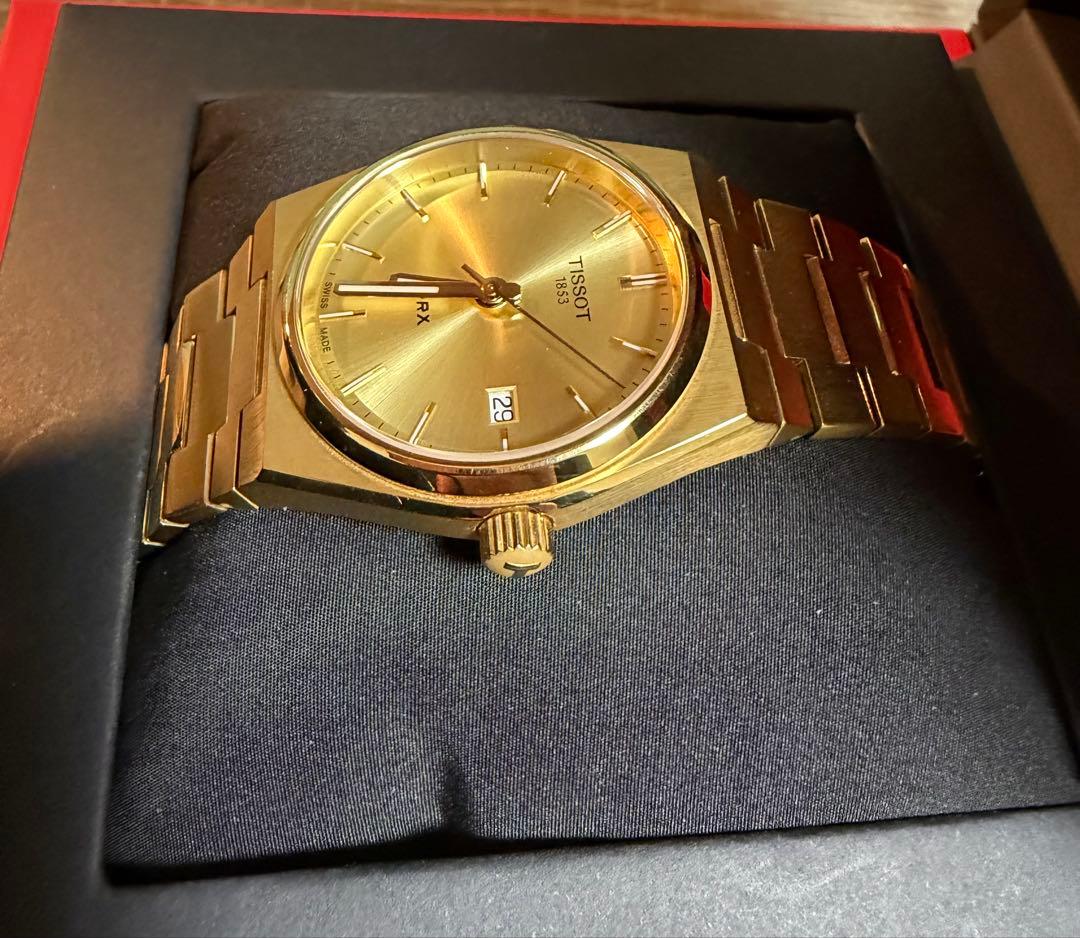 TISSOT PRX 35mm ゴールド