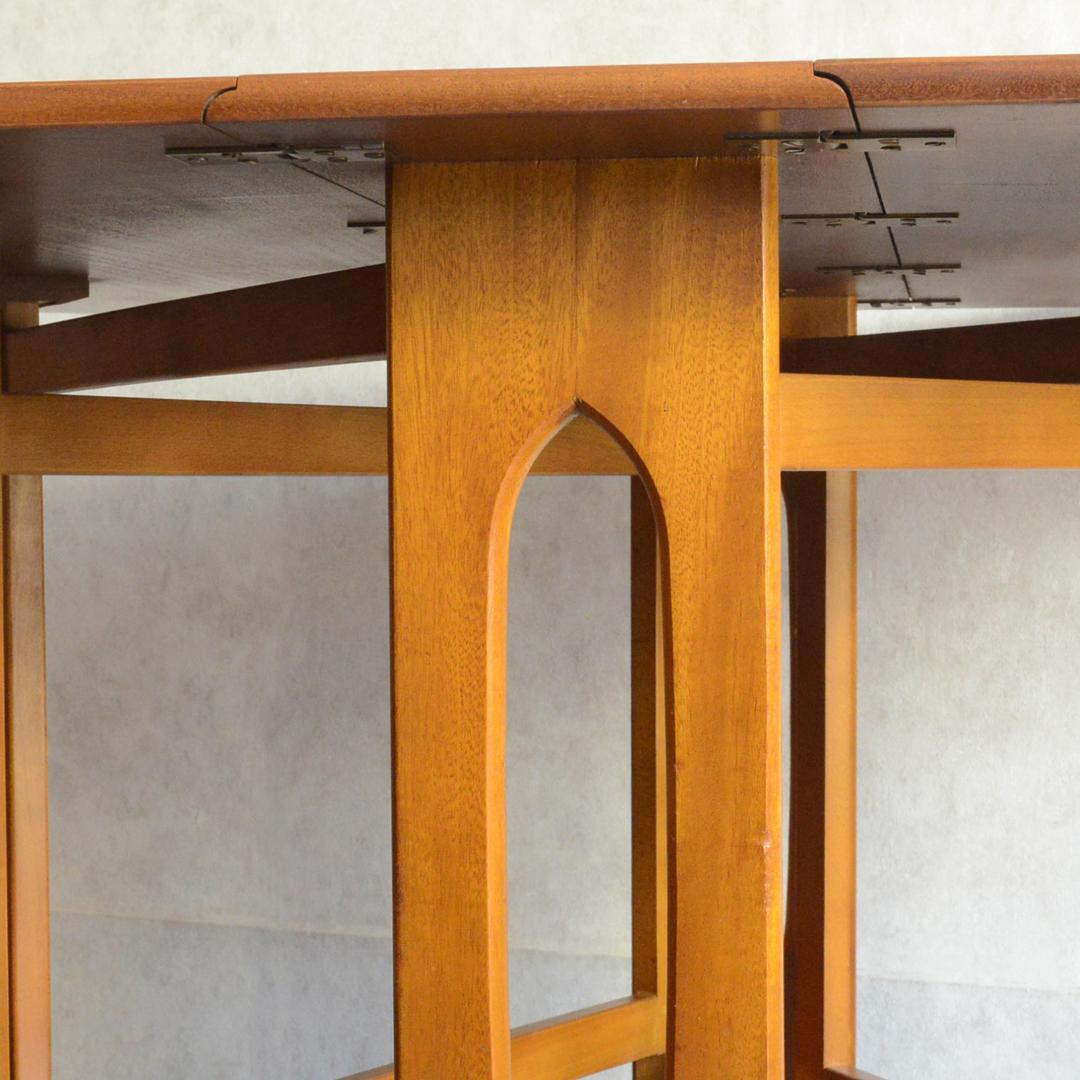 Jentique イギリスヴィンテージ ゲートレッグダイニングテーブル オーバル