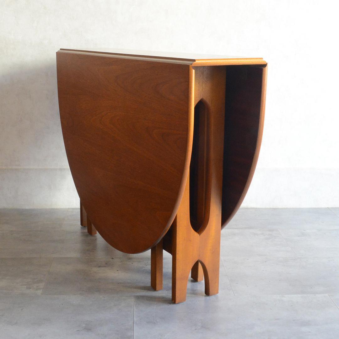 Jentique イギリスヴィンテージ ゲートレッグダイニングテーブル オーバル