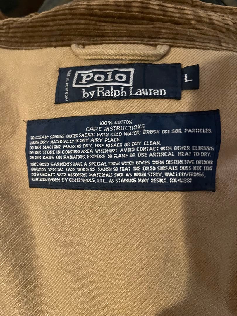 ラルフローレン　オイルドジャケット