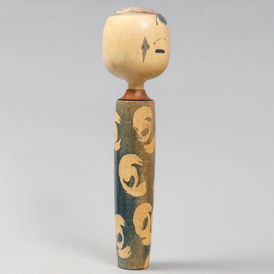 創作こけし片瀬快平作品「露草」KokeshiDoll