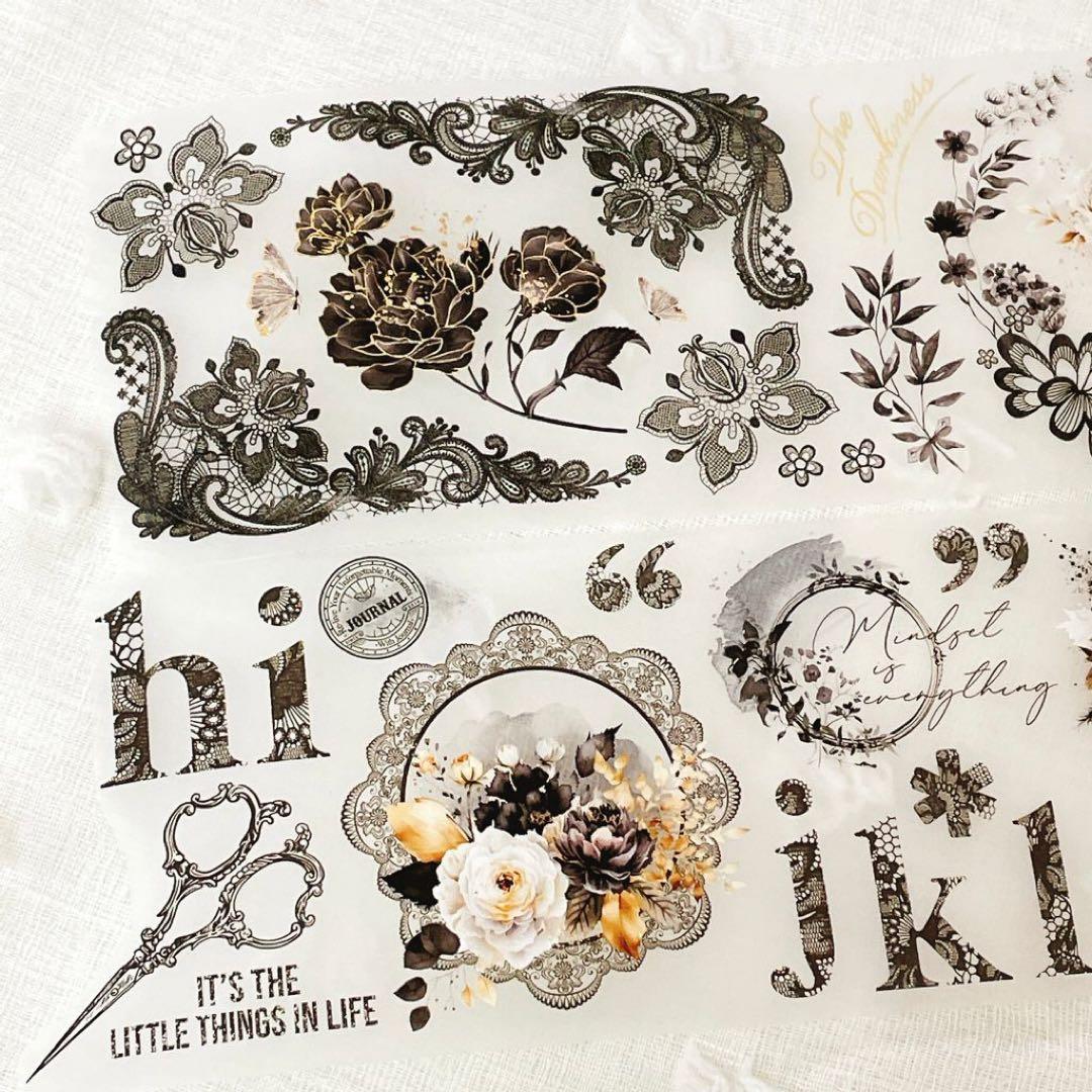 Journal pages 海外マスキングテープ マステ 【1234】