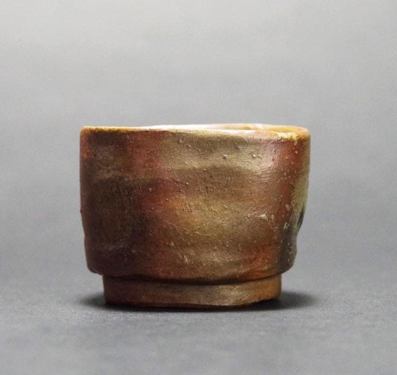 人間国宝 金重陶陽 窯変四方ぐい吞 M341 - メルカリ