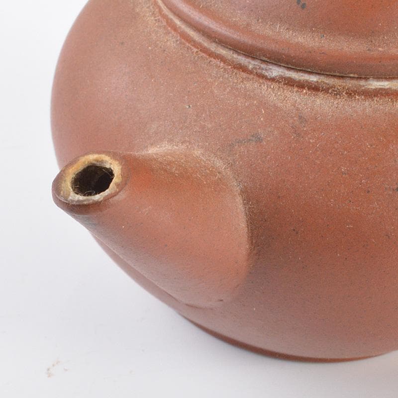 中国 荊渓恵孟臣製 紫砂 朱泥 急須 茶壷 C R6379