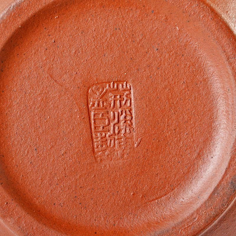 中国 荊渓恵孟臣製 紫砂 朱泥 急須 茶壷 C R6379