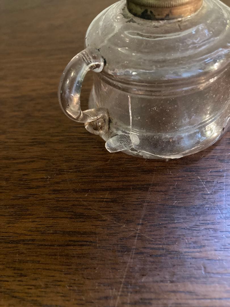 明治期 古い豆ランプ(訳有り)