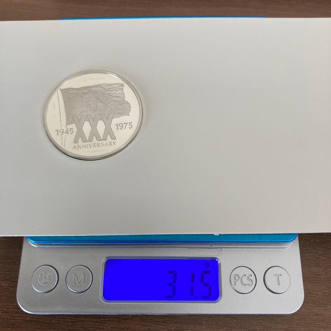 United Nations 国連　記念メダル　銀　slv925 1975