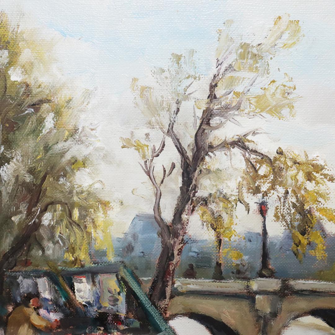 真作保証 5号 マルセル・マソン ポンヌフ パリの橋 F5