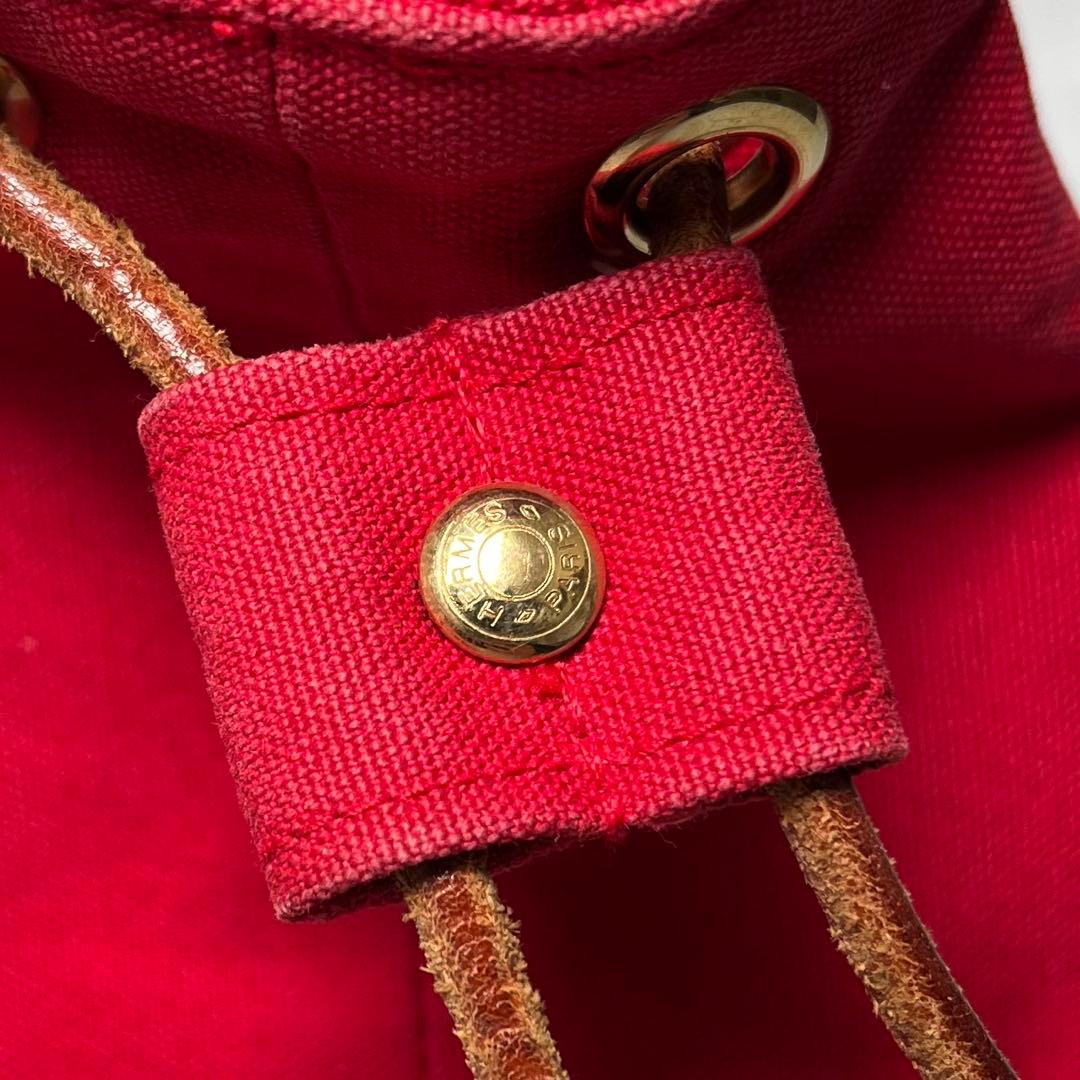 エルメス HERMES ポロションミミル PMバッグ レッド