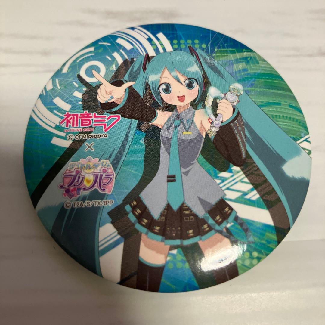 初音ミク プリパラ 初音ミク 真中らぁら 夢川ゆい 缶バッジ