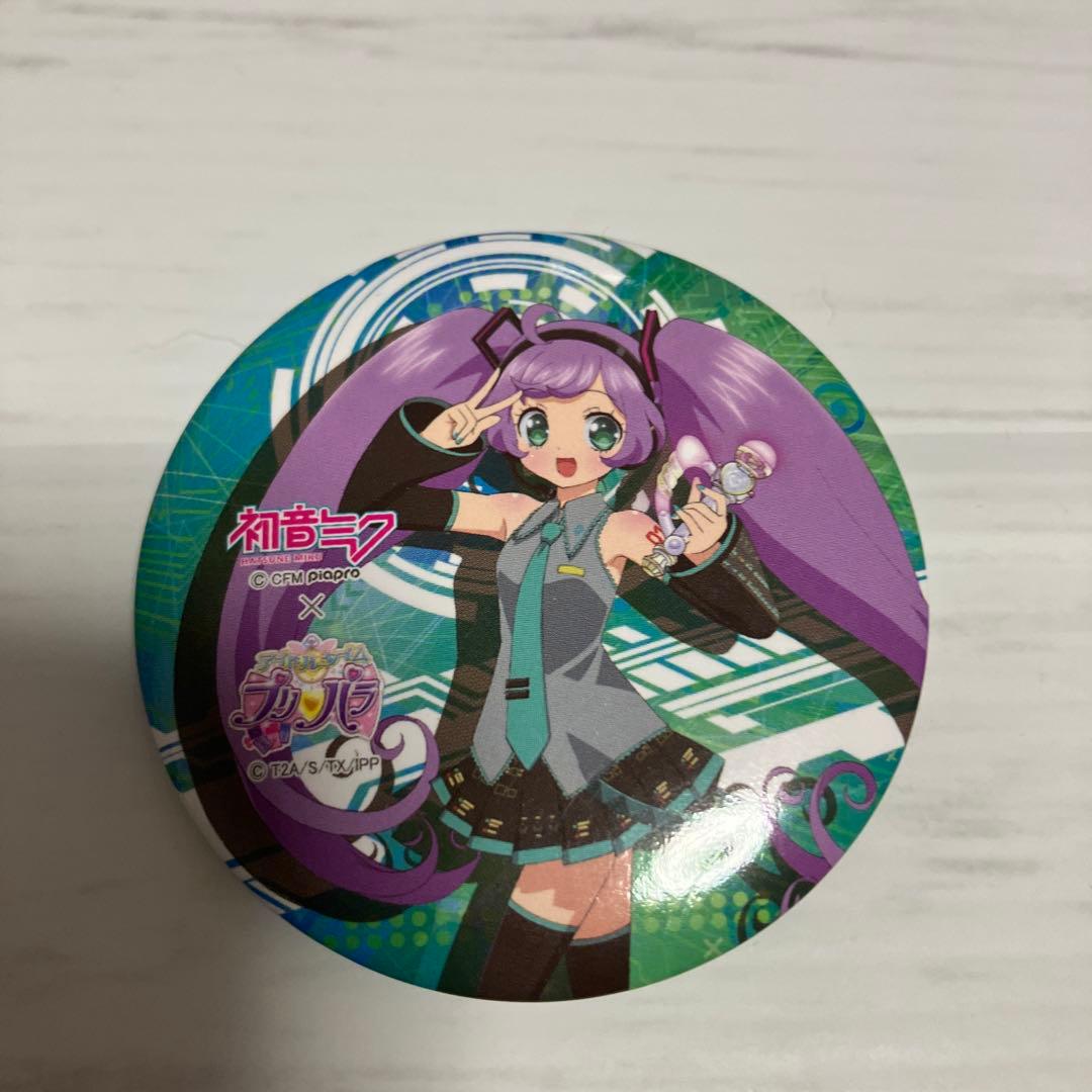 初音ミク プリパラ 初音ミク 真中らぁら 夢川ゆい 缶バッジ